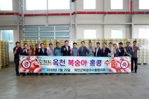 옥천 복숭아 수출 확대를 위한 홍콩 판촉활동 전개 이미지