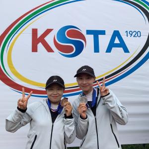 옥천군청 정구팀 제100회 전국체육대회 개인복식 2위 입상 이미지