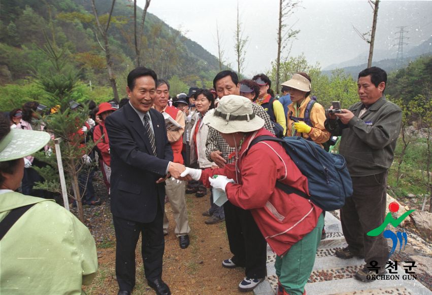 청주 주부클럽 장용산등반3