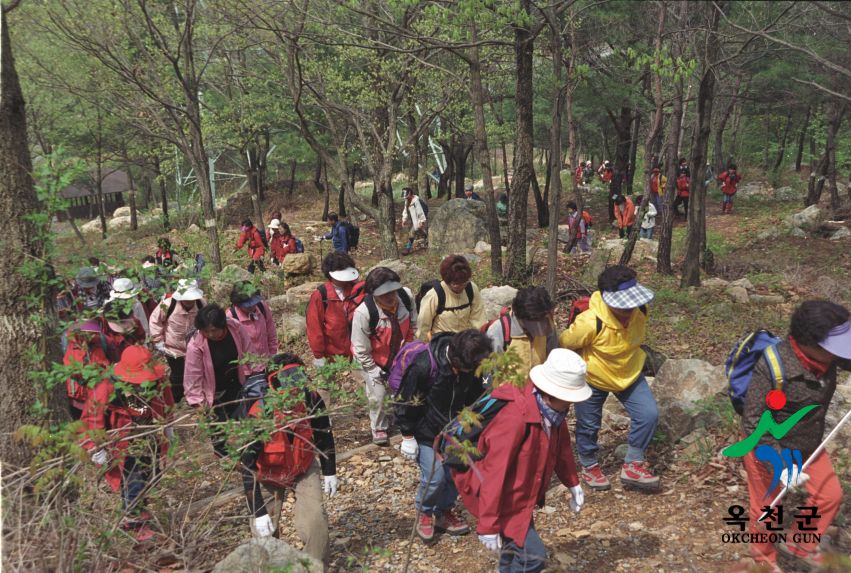 청주 주부클럽 장용산등반12