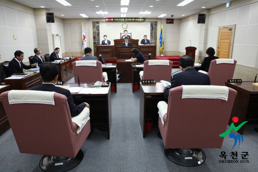 옥천군의회 임시회 개회식 5 번째 사진