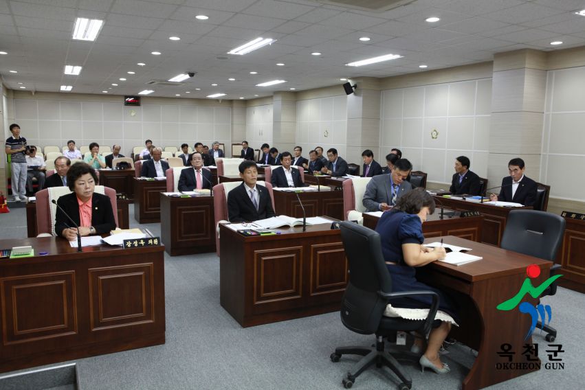 옥천군의회 임시회 개회식 7 번째 사진
