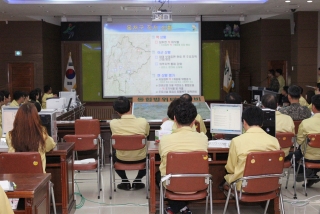 충무훈련 훈련상황 보고회