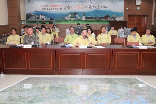충무훈련 훈련상황 보고회