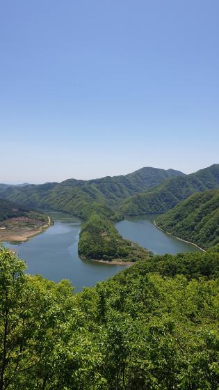 둔주봉 한반도 지형（옥천1경） 4번째 사진