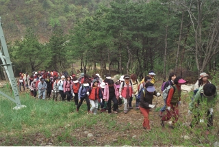 청주 주부클럽 장용산등반
