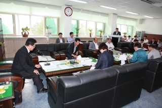 옥천군의회 정례간담회