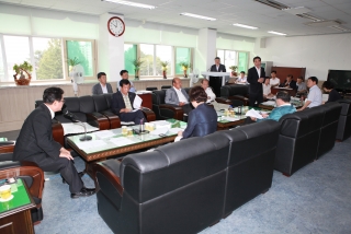 옥천군의회 정례간담회