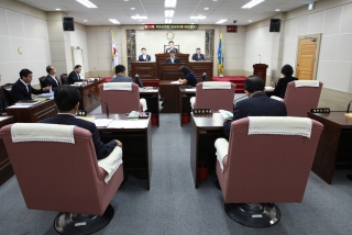 옥천군의회 임시회 개회식 5번째 사진