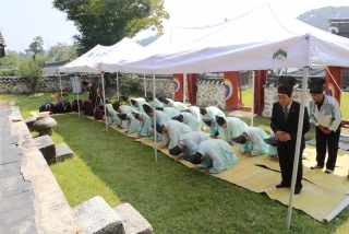 옥천향교 추계 석전제