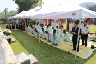 옥천향교 추계 석전제