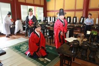 청산 향교 추계 석전제