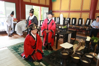 청산 향교 추계 석전제