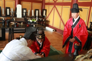 청산 향교 추계 석전제