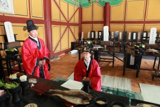 청산 향교 추계 석전제