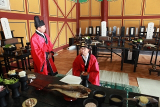청산 향교 추계 석전제