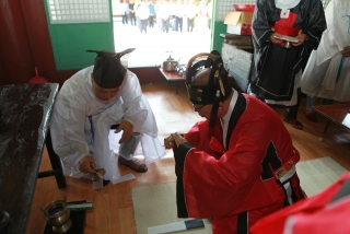 청산 향교 추계 석전제