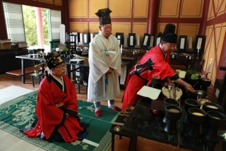 청산 향교 추계 석전제