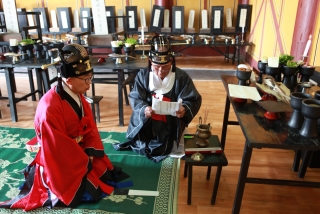 청산 향교 추계 석전제