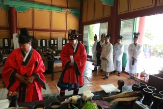 청산 향교 추계 석전제