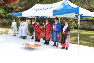 청산 향교 추계 석전제